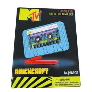 Brickcraft MTV Retro Music Cassette‎ Tape Mini Brick Building Set